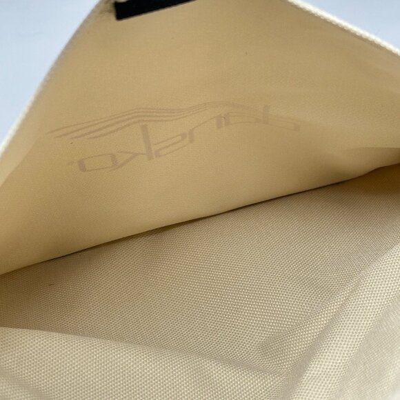 Dansko Gemline Convertible Tote Bag Backpack Beige Black Canvas Outer Pocket - Picture 8 of 12